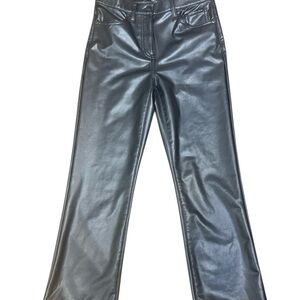 Banana Republic Faux Leather Cropped Bootcut Pant